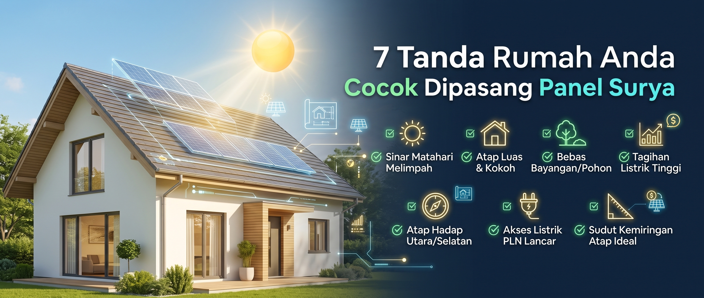 7 Tanda Rumah Anda Cocok Dipasang Panel Surya